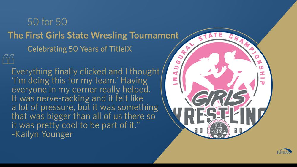 The First Girls State Wrestling Tournament